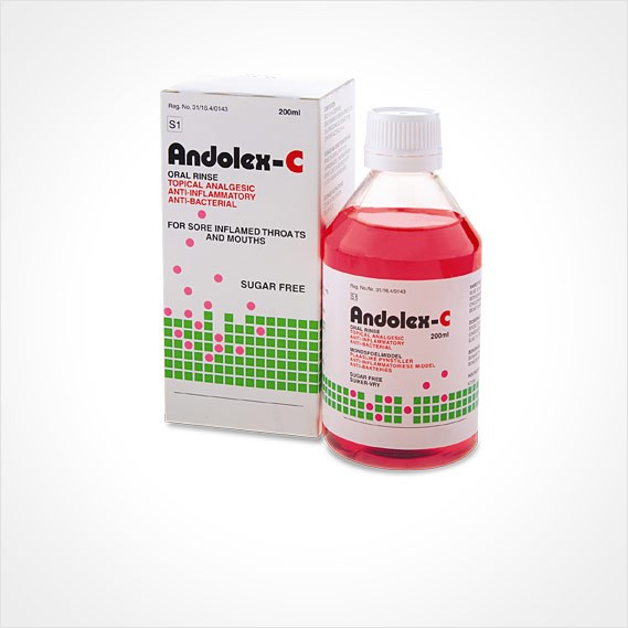 Picture of ANDOLEX C - ORAL RINSE - 200ML