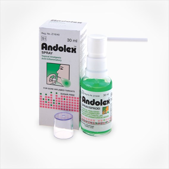 Picture of ANDOLEX - SPRAY - SUGAR FREE -30ML