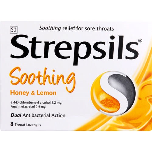 Picture of STREPSILS LOZENGES - HONEY & LEMON - 24'S