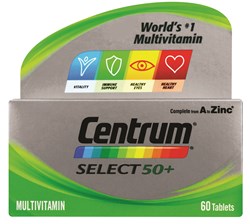 Show details for CENTRUM SELECT 50+ - 30'S Picture of CENTRUM SELECT 50+ - 30'S