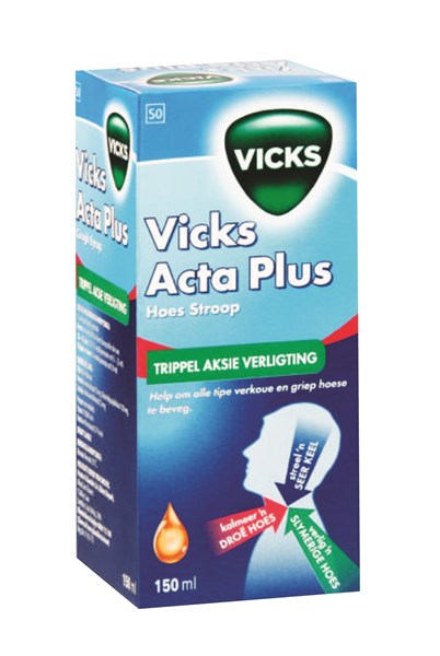 Picture of VICKS ACTA PLUS COUGH SYRUP - 150ML