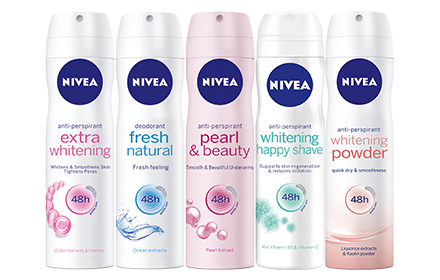 Picture of NIVEA LADIES DEODORANT AERO - ASSORTED - 150ML