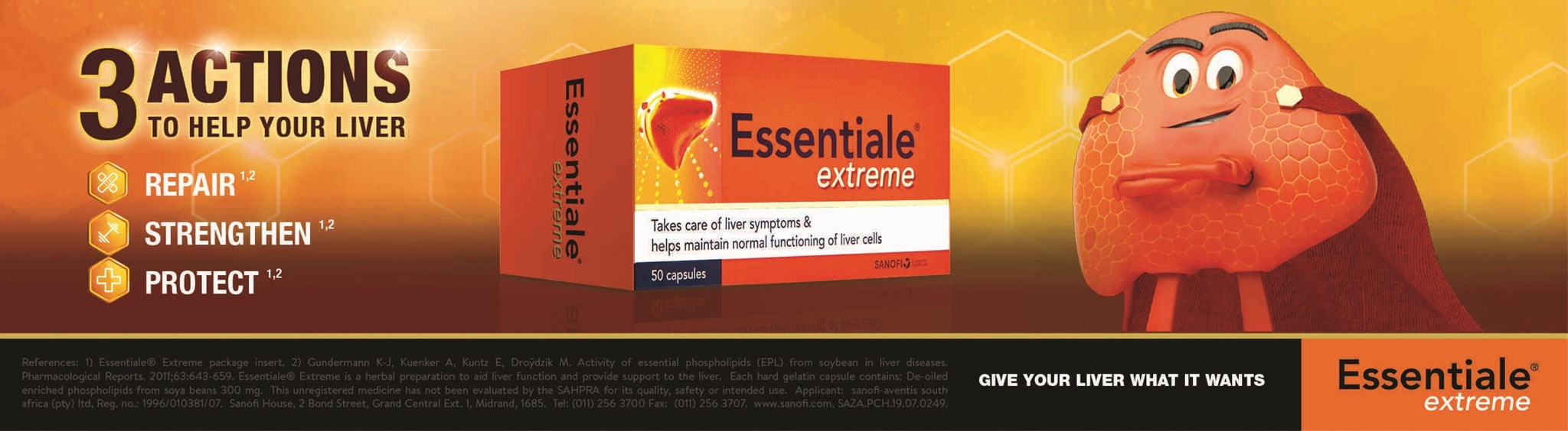 Picture of ESSENTIALE EXTREME CAPSULES - 50's