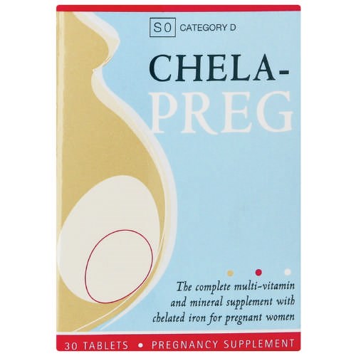 Picture of CHELA-PREG TABLETS - 30's