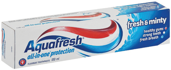 Picture of AQUAFRESH TOOTHPASTE ASSORTED - 100ML