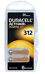 Picture of DURACELL HEARING AID BATTERIES - 6'S