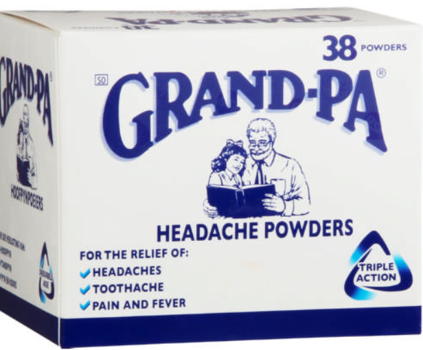 Picture of GRAND-PA HEADACHE POWDER - 38'S