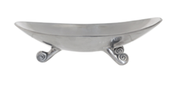 Picture of NORDIC SILVER OVAL BOWL WITH 3 LEGS