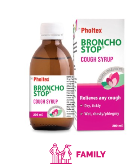 Picture of PHOLTEX BRONCHOSTOP COUGH SYRUP - 120ML