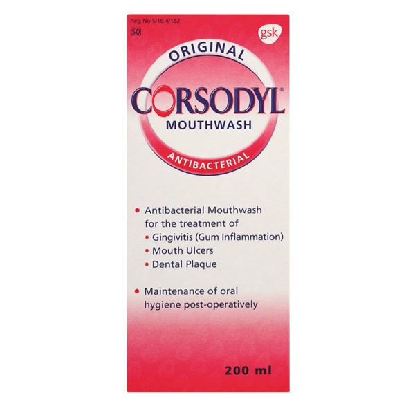 Picture of CORSODYL MOUTHWASH - 200ML
