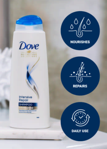 Picture of DOVE SHAMPOO INTENSIVE REPAIR  - 250ML