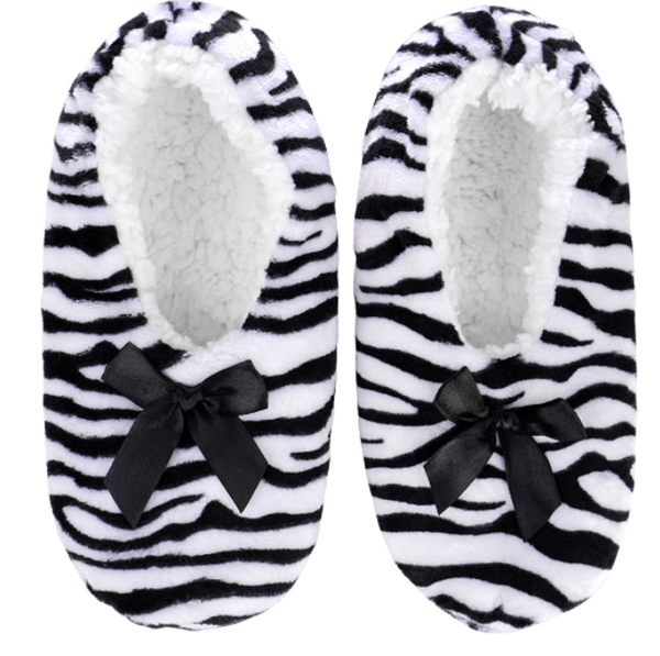 Picture of ZEBRA COSY SLIPPERS
