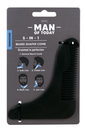 Picture of MAN OF TODAY 5-IN-1 BEARD SHAPER COMB