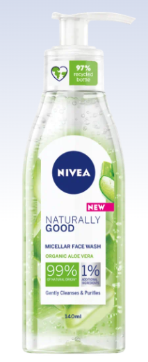 Picture of NIVEA NATURALLY GOOD MICELLAR FACE WASH GEL - 140ML