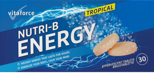 Picture of VITAFORCE NUTRI-B EFFERVESCENTS TROPICAL - 30'S